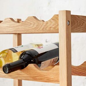 Wine Rack Wine Rack Freestanding Wine Rack Shelf Wine Glass Holder Cup Holder Wine Cooler Plug-in Wine Rack 9 Bottles of Red Wine Can Be Placed