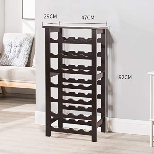 Wine Rack Solid Wood Wine Rack Seven Floors Creative Shelf Goblet Holder Wine Glass Rack Wine Glass Holder Goblet Holder Wine Cooler (Color : B1)