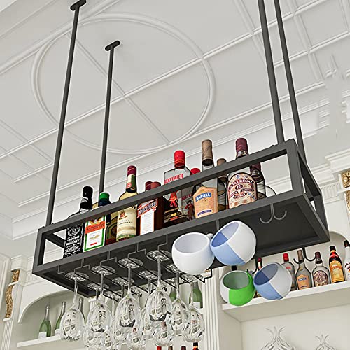 Bar Wine Rack, Upside Down Wine Glass Holder, Creative Goblet Wine Storage Shelf, Hanging Wine Hanger Organizer Rack, Wine Cabinet Ornaments, Height-Adjustable Wine Storage Holder