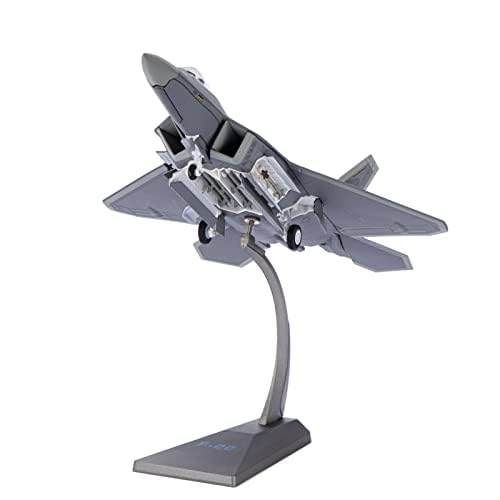 NUOTIE Classic USA F22 Raptor Fighter Attack Pre-Build Model 1:72 Aircraft Alloy Diecast Airplane Military Display Model Aircraft for Collection or Gift (AK 093)