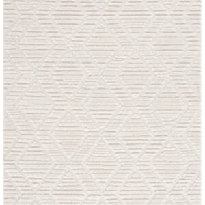 Safavieh Urban Collection Area Rug - 9' x 12', Ivory, Moroccan Rustic Tassel Fringe Design, Non-Shedding & Easy Care, Ideal for High Traffic Areas in Living Room, Bedroom (URB208A)