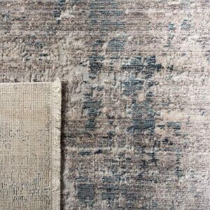 Safavieh Winston Collection Accent Rug - 2'4" x 3'11", Grey & Blue, Modern Abstract Design, Non-Shedding & Easy Care, Ideal for High Traffic Areas in Entryway, Living Room, Bedroom (WNTB355F)