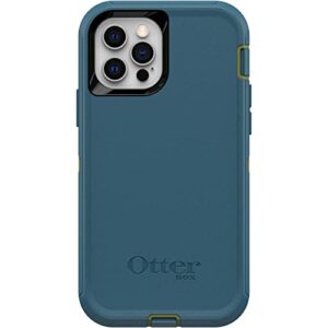 otterbox defender series screenless edition case for iphone 12 & iphone 12 pro (only) - case only - non-retail packaging - teal me about it (guacamole/corsair)