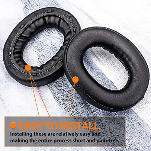 PX7 Ear Pads - TRANSTEK Replacement Ear Cushion Foam Compatible with Bowers & Wilkins Px7 Headphone I Not Compatible with PX7 S2 and PX8 (Protein Leather)