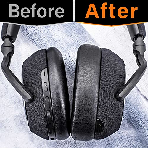 PX7 Ear Pads - TRANSTEK Replacement Ear Cushion Foam Compatible with Bowers & Wilkins Px7 Headphone I Not Compatible with PX7 S2 and PX8 (Protein Leather)