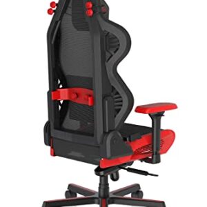 DXRacer Air Gaming Chair, Ultra-Breathable Mesh, 4D Armrests, Memory Foam Headrest, Magnetic Lumbar Support, Modular Design, Standard, Black and Red (Pro)