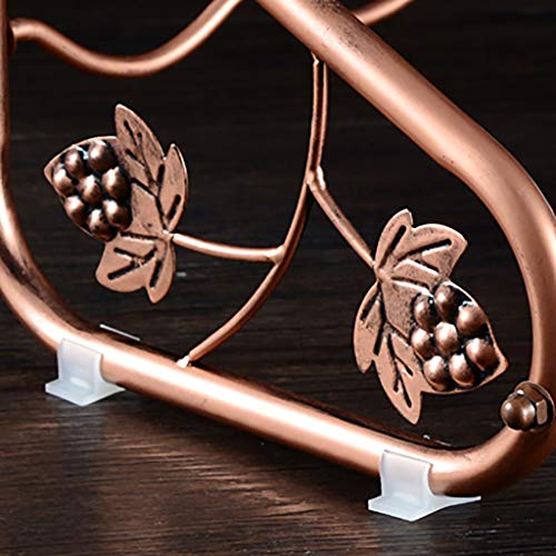 Wine Racks Metal Creative Wine Rack Wine Rack Goblet Holder Glassware Rack Wine Rack Hanging Wine Rack Cup Holder Shelf Decoration (Size : 33.5 * 19.5 * 28.6cm)