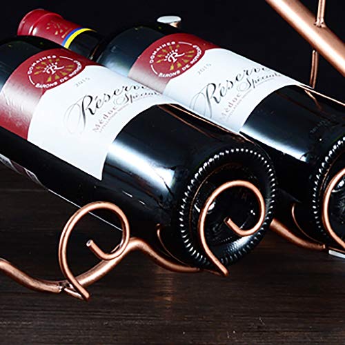 Wine Racks Metal Creative Wine Rack Wine Rack Goblet Holder Glassware Rack Wine Rack Hanging Wine Rack Cup Holder Shelf Decoration (Size : 33.5 * 19.5 * 28.6cm)