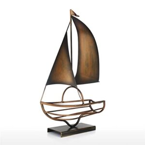 seasd sailing wine bottle holder iron art european creative wine rack bottle storage holder home decoration