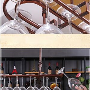 Wine Racks Metal Wine Rack, Glassware Rack, Hanging Wine Rack, Hanging Goblet Rack, Creative Wine Glass Rack (Size : L80*25CM)