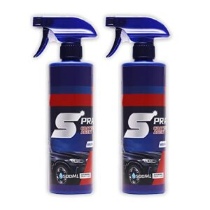 ceramic car coating spray, 1000ml, 3 in 1 high protection quick car coating spray, ceramic car wax polish spray, plastic parts refurbish agent, quick detail spray for cars