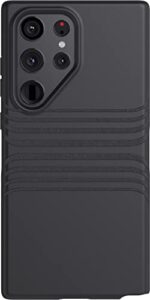 tech21 evo tactile for samsung galaxy s23 ultra - black military grade case with 16ft drop protection