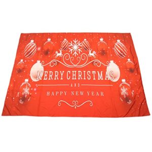 CHICIRIS Christmas Door, Polyester Material Light Weight Foldable Portable Garage Door for Backdrops (400 * 180cm)
