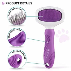 Poodle Pet Slicker Brush for Small and Large Dogs Pet Hair Remover + Cat Nail Clipper, Dog Nail Trimmers – Pet Claw Scissors for Cats, Dogs, Rabbits & Small Animals