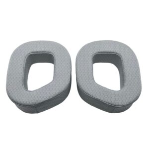 vekeff hs80 earpads - replacement ear cushion pads compatible with corsair hs80 rgb wireless headphone (fabric mesh gray)