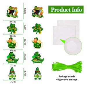 St Patricks Day Door Banner Front Door, St Patricks Day Banner Leprechaun Cutout, St Patricks Day Welcome Sign Banner, St Patricks Day Office Decorations tineit