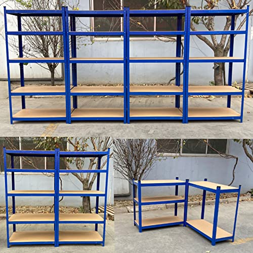 Garage Shelving Units Heavy Duty Racking Shelves for Storage -5 Tier (175KG Per Shelf), 875KG Capacity for Workshop, Shed, Office,5 Year Warranty,H148 x W70 x D30cm/ 58.27 x 27.56 x 11.81 inches
