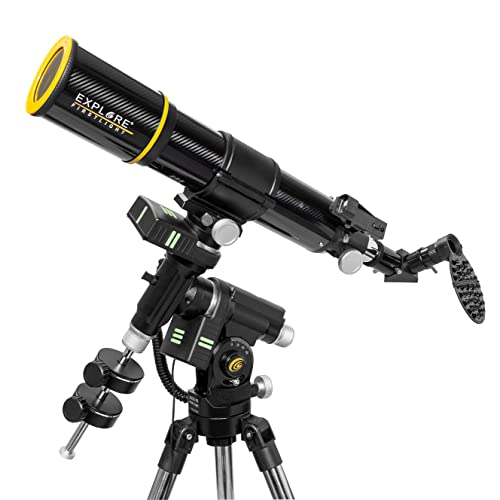 Explore Scientific Firstlight 80mm CF Refractor Telescope Go-to Tracker Combo with Solar Filter