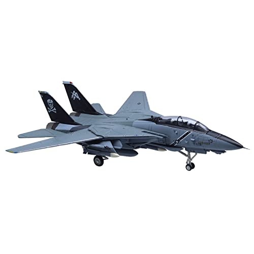 Udnorbay 1/100 US Navy F-14B Tomcat VF-103 Fighter Jolly Rogers Airplane Model Military Aircraft Diecast Models