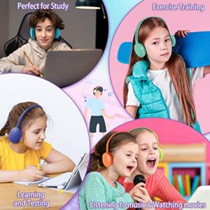 20 Pack Classroom Kids Headphones Bulk 10 Colourful Class Set of Headphones for Students Children Toddler Boys Girls Teen and Adult (20 Mixed)