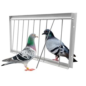 racing pigeon trap door,15.8in* 10.2in pigeon t-trap entrance house loft door,bird cage door,pigeon supplies