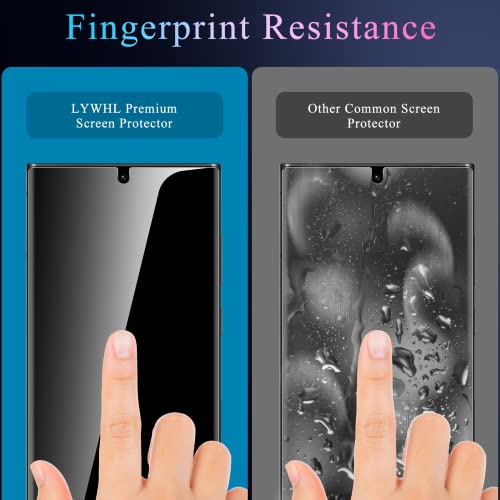 LYWHL [3+3 Pack] for Samsung Galaxy S23 Ultra Screen Protector [Not Glass], HD Clear Strong Adhesive Flexible Film Compatible Fingerprint + Camera Lens Glass Protector for Galaxy S23 Ultra 6.8”