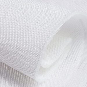 breathable 3d air mesh fabric,light 3 layers sandwich spacer mesh fabric, apply to diy craft,upholstery,home applications, chair,bags,clothes,shoes, lining, 1yard/36"x56",sold by the yard (white)