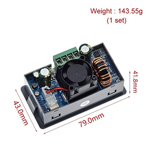 KENID DC-DC Adjustable Boost and Step Down Module 36V 6A Constant Voltage Current DC Digital Control Regulated Module 1Pcs