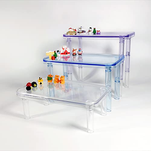 Weixiyang Hamster Platform, Plastic Platform with trinkets, Trinket Holder, Potting Rack, Hamster cage Accessories Guinea Pig Squirrel Gerbil and Other Small Pets (Transparent. - Little Animal)