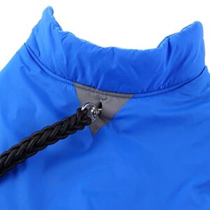 Cute Large Dog Clothing Pet Large Jacket Reflective Cotton Hook&Loop Adjustable Pet Clothes Small Dog Hoodie Sweater