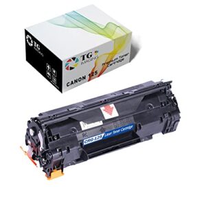 tg imaging (single pack) compatible replacement for canon 125 toner cartridge canon125 crg-125 crg125 (1xblack) replacement for imageclass lbp6000 lbp6030ws mf3010 toner printer