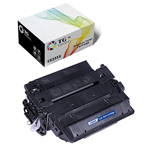 TG Imaging Compatible Toner Cartridge Replacement for 55A 55x CE255X High Yield for Laser-Jet P3015 P3015d P3015dn P3015n P3015x P3010 M521dn MFP M525c M525dn M525f Toner Printer