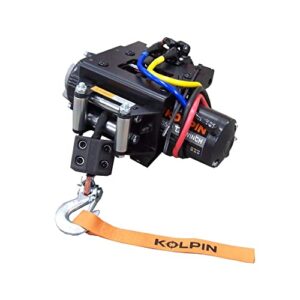kolpin 26-3210 synthetic quick mount winch - 3500lbs.