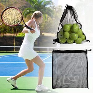 Mesh Stuff Sack Durable Nylon Mesh Drawstring Laundry Rinsing Swimming Camping Outdoor Toys Tool Bag Beach V4U9 Travel Bags