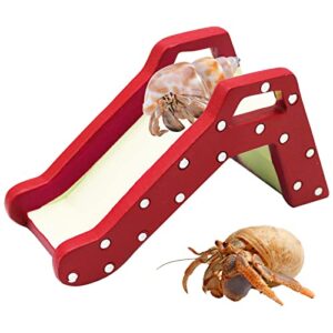 hermit crabs climbing ladder bridge, resin reptile climbing toys, small animals cage accessory, tank accessory, suitable for hermit crab hamster rat