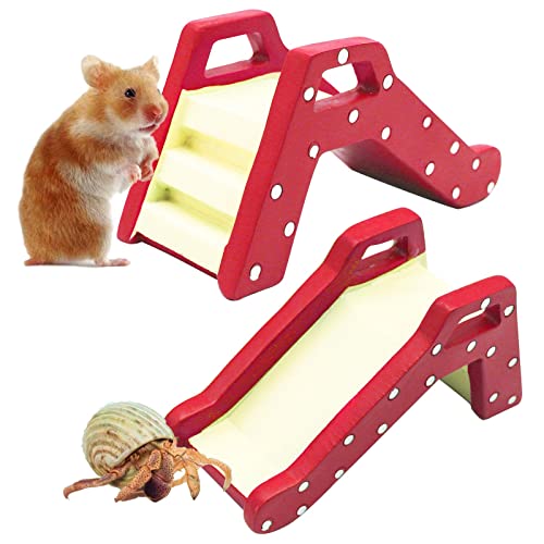 Hermit Crabs Climbing Ladder Bridge, Resin Reptile Climbing Toys, Small Animals Cage Accessory, Tank Accessory, Suitable for Hermit Crab Hamster Rat