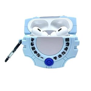 earphone case for airpods pro 2(2022),3d cute cartoon digimon monster digivice silicone design,creative soft shell for airpods pro 2 headset charging case
