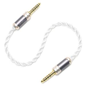 fsijiangyi 4.4mm to 4.4mm balanced adapter ofc silver 8-strand 19-core adapter cable suitable for connecting zen dac zen can oriolus ba300s