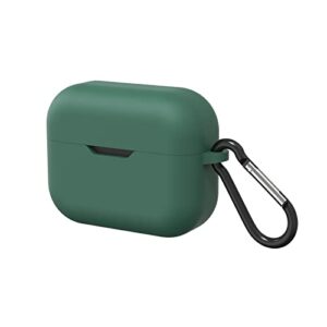linkidea headphones carrying case compatible with jbl tune 130nc tws case, protective shell travel bag (green)