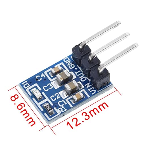 NHOSS 5PCS 5V to 3.3V for DC-DC Step-Down Power Supply Buck Module LDO 800MA