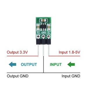 Mini 1.8V 3V 3.7V 5V to 3.3V Low Noise Regulated Charge Pump 2 in 1 DC/DC Converter 1Pcs