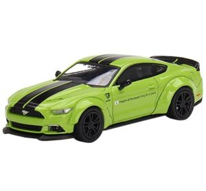 lb-works grabber lime green imagine all the people living life in peace ltd ed to 3000 pcs 1/64 diecast model car by true scale miniatures mgt00426