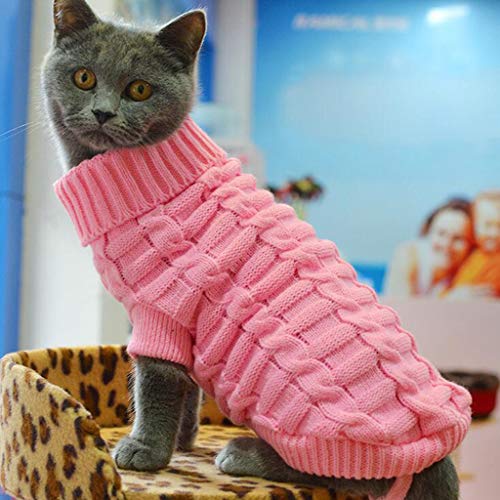 HonpraD Dog Clothes Small Girl Warm Coat Pet Cat Puppy for Small Sweater Dogs Jacket Pet Clothes Teacup Girl