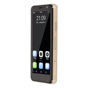 ubef 3.5 inch mobile phone unlocked 4g compact mobile phone for students (gold)