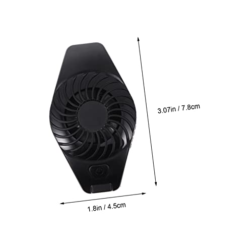 ULDIGI Portable Fan 3pcs Portable Professional Video Pro Smartphone of Semiconductor-cooled Driving Phones for Cell Lives Charging All Rapid Black Mobile Streaming Radiator Type Device Fan Mini Fan