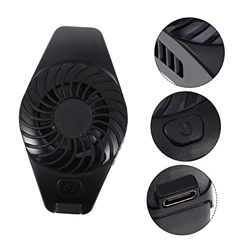 ULDIGI Portable Fan 3pcs Portable Professional Video Pro Smartphone of Semiconductor-cooled Driving Phones for Cell Lives Charging All Rapid Black Mobile Streaming Radiator Type Device Fan Mini Fan