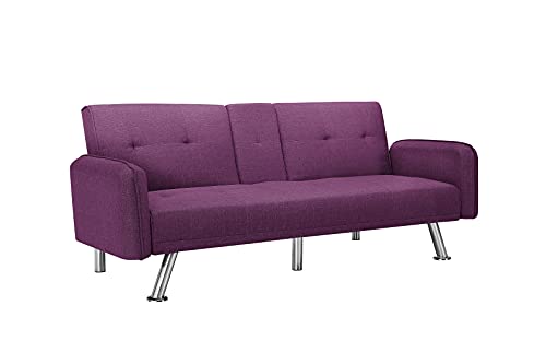 ERDAYE 64 inches Modern Loveseat Sofa, Purple