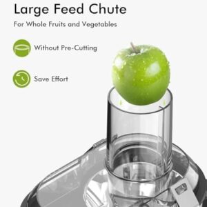 SiFENE Juicer Extractor, 3.2" Wide Mouth, Robust 800W Juicer Machine for Fresh Fruits and Vegetables, BPA-Free Stainless Steel, Quick Cleanup