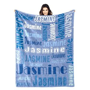 personalized blanket with name custom throw blanket for kids adults customized soft name blankets personalized gifts for birthday christmas valentines day 50x60