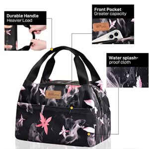 HOMESPON Lunch Bags for Women Insulated Cute Lunch Box loncheras para mujer Reusable Zipper Cooler Tote Bag Lunchbag for Picnic Work Camping